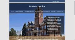 Desktop Screenshot of fredjohnsonlaw.com
